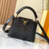 69307df66e68136f4d9a731a Top Quality Original Guangzhou Stock M99527 Black Lizard Leather with Gold Buckle