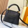 69307df86e68136f4d9a731c Top Quality Original Guangzhou Stock M99527 Black Lizard Leather with Gold Buckle