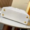 Top Quality Original Guangzhou M99528 White Lizard Skin Gold Buckle Capucines BB Handbag