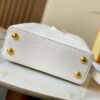 Top Quality Original Guangzhou Goods M99527 White Lizard Leather with Gold Clasp