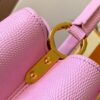 69307e106e68136f4d9a7345 Top Quality Original Guangzhou Stock M99527 Pink Lizard Leather with Gold Hardware Capucines Mini Bag