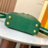 Top Quality Original Guangzhou M99527 Green Lizard Leather Mini Capucines Bag with Gold Hardware