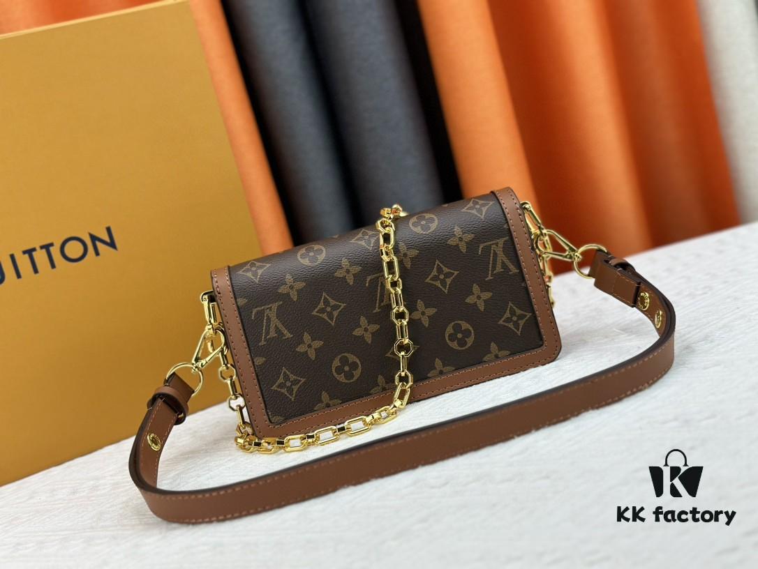 Upgraded M46757 Dauphine Mini East West Handbag