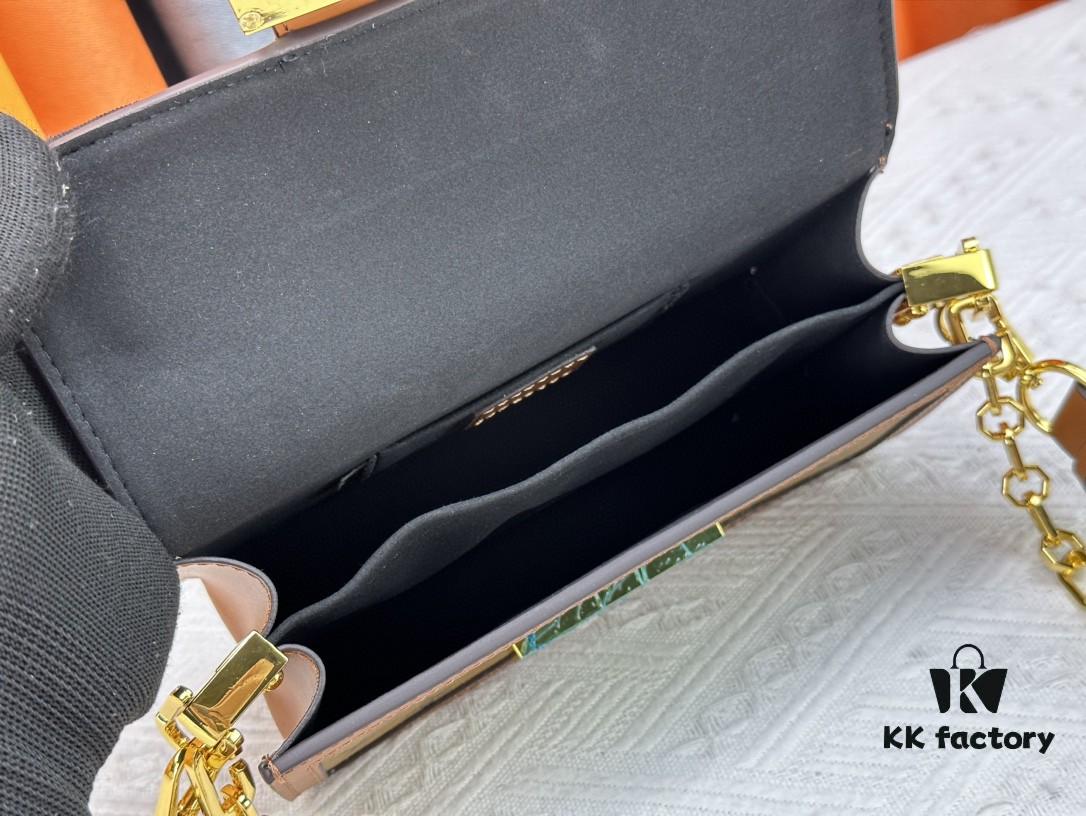 Upgraded M46757 Dauphine Mini East West Handbag