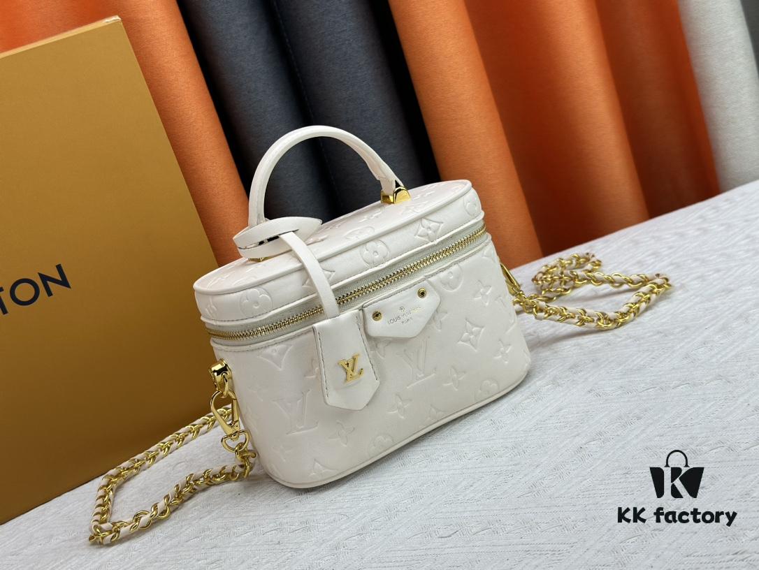 Vanity CC Small Bag in White M25219 and Black M25123