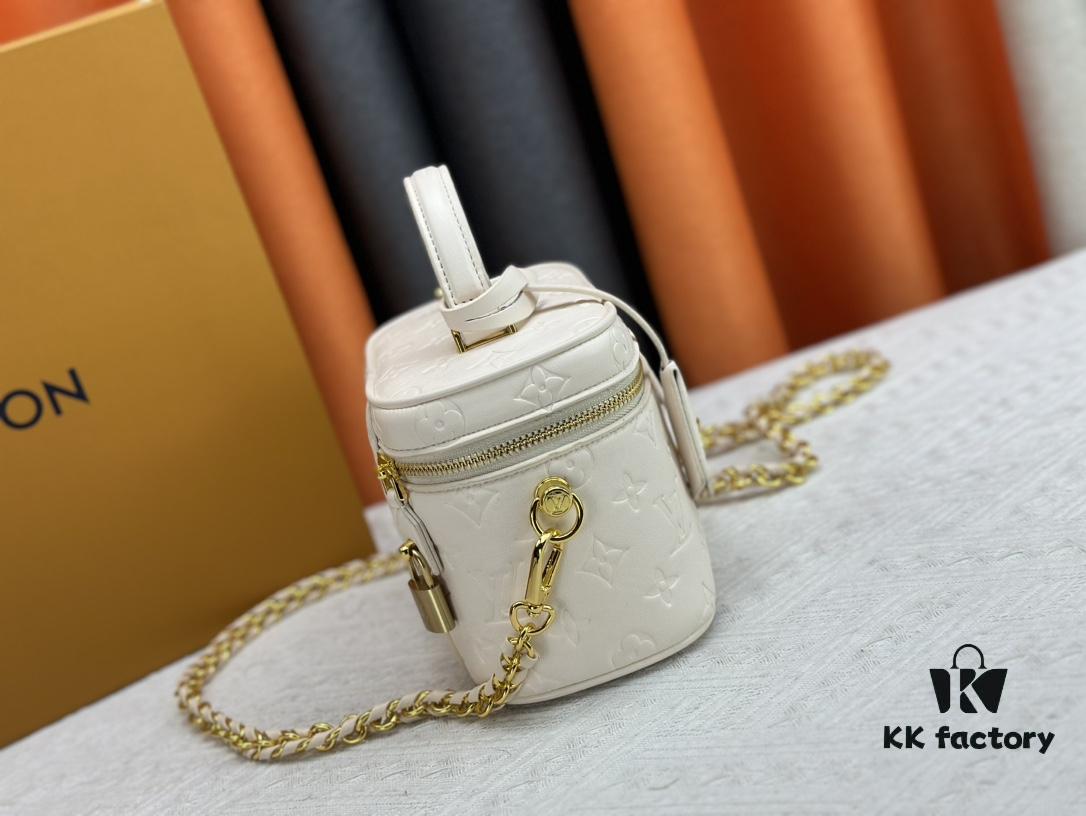 Vanity CC Small Bag in White M25219 and Black M25123