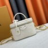 Vanity CC Small Bag in White M25219 and Black M25123