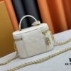 Vanity CC Small Bag in White M25219 and Black M25123