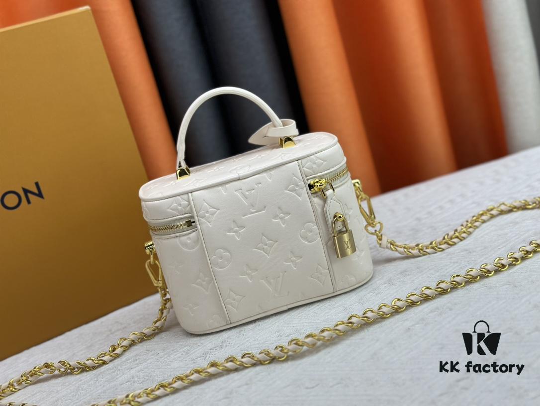 Vanity CC Small Bag in White M25219 and Black M25123