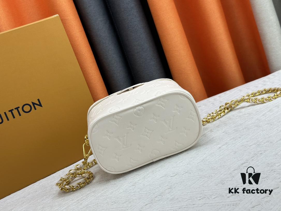 Vanity CC Small Bag in White M25219 and Black M25123