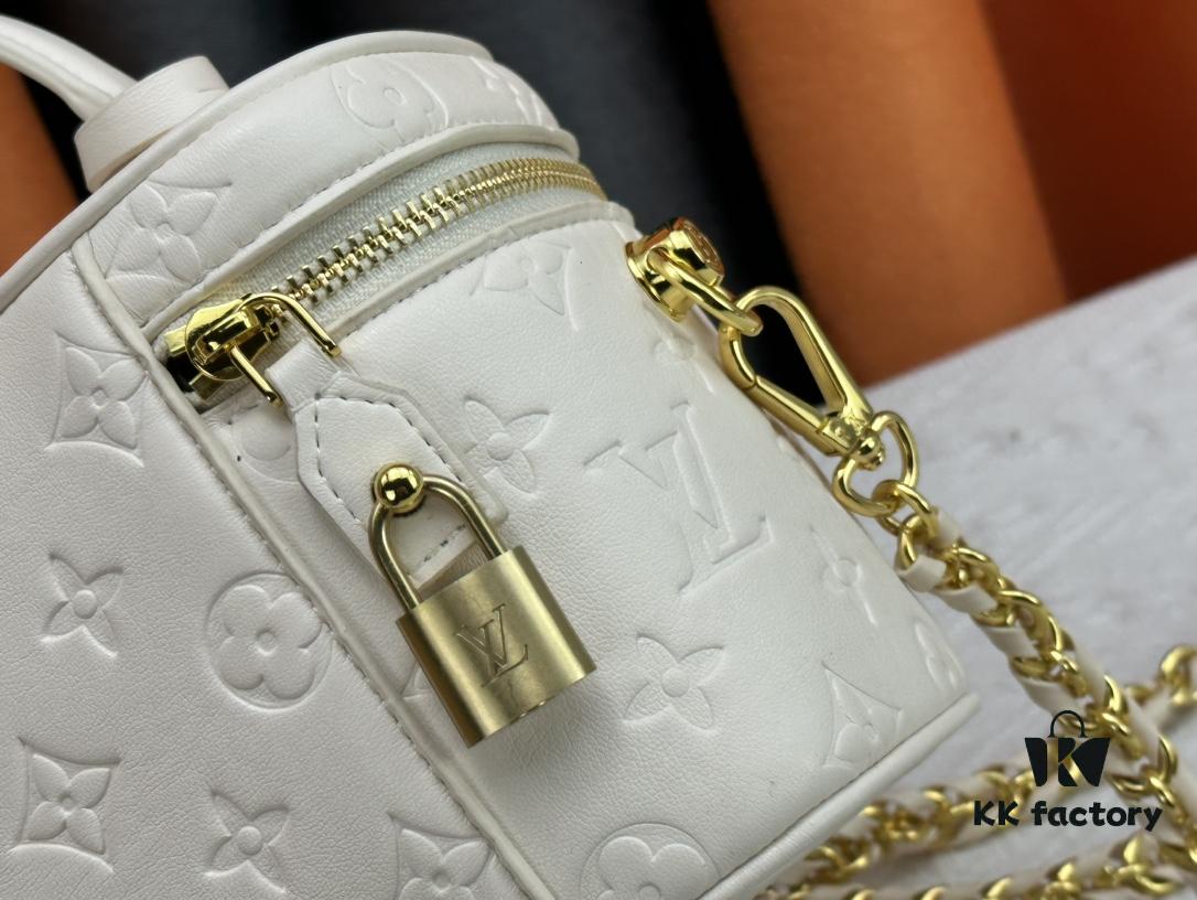 Vanity CC Small Bag in White M25219 and Black M25123