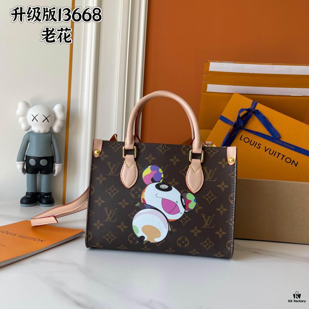 Upgraded Version 170-180-190 M46993 M13668! M4659 M45039🔥Lv & Murakami Takashi 🐼 Panda Print OnTheGo BB New Version