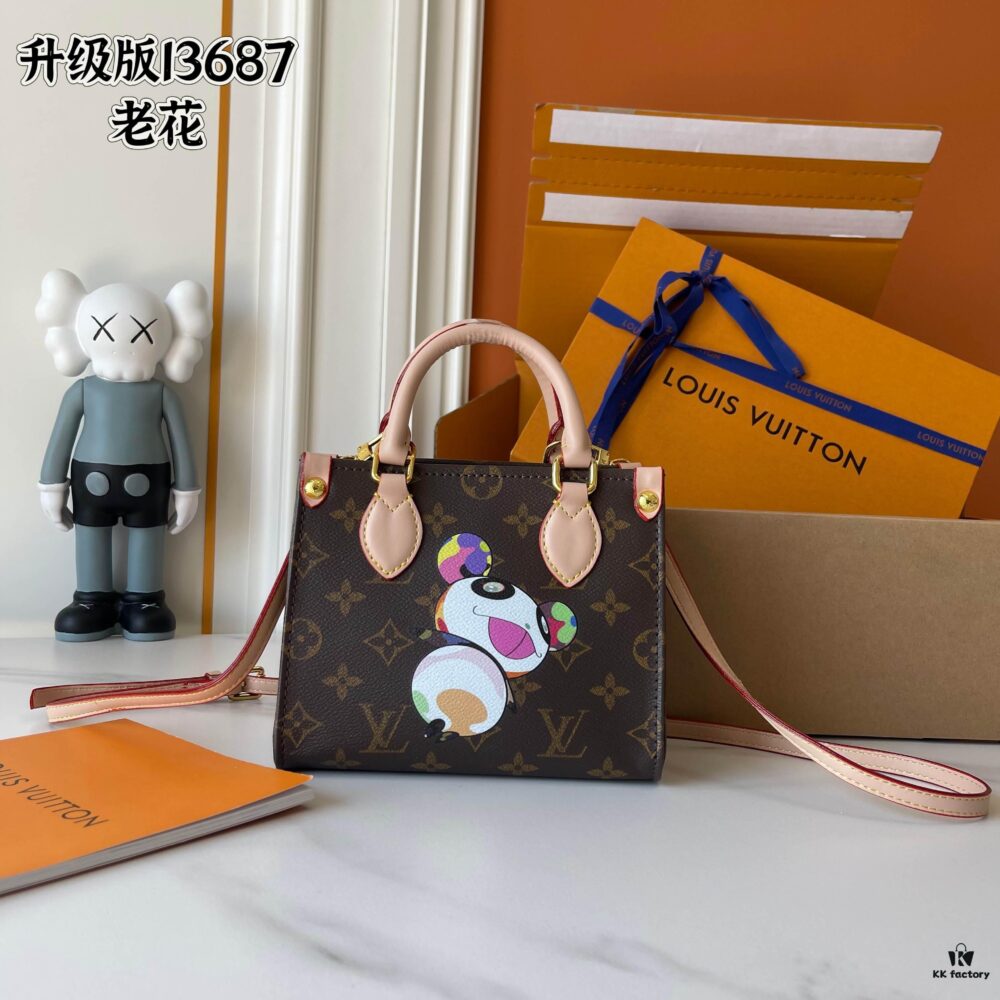 Upgraded Version 170-180-190 M46993 M13668! M4659 M45039🔥Lv & Takashi Murakami 🐼 Panda Print OnTheGo BB New Version