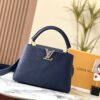 Upgraded Version M21150 Deep Blue Capucines Medium Handbag