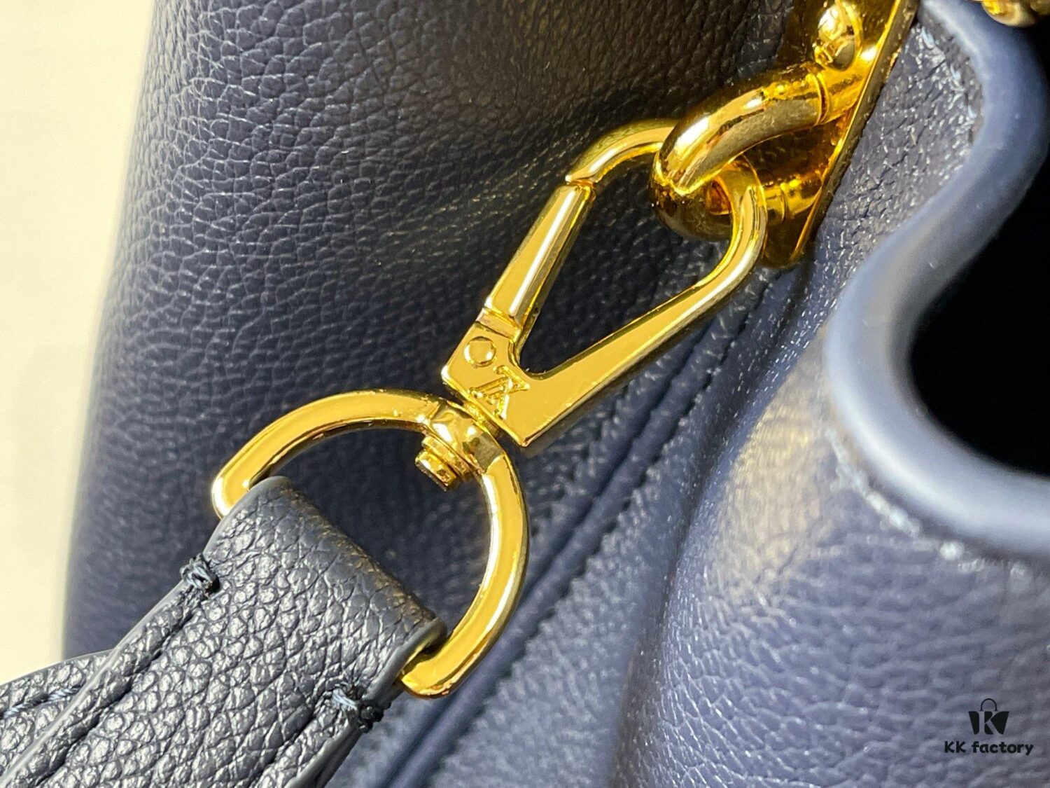 Upgraded Version M21166 Deep Blue Capucines Mini Bag