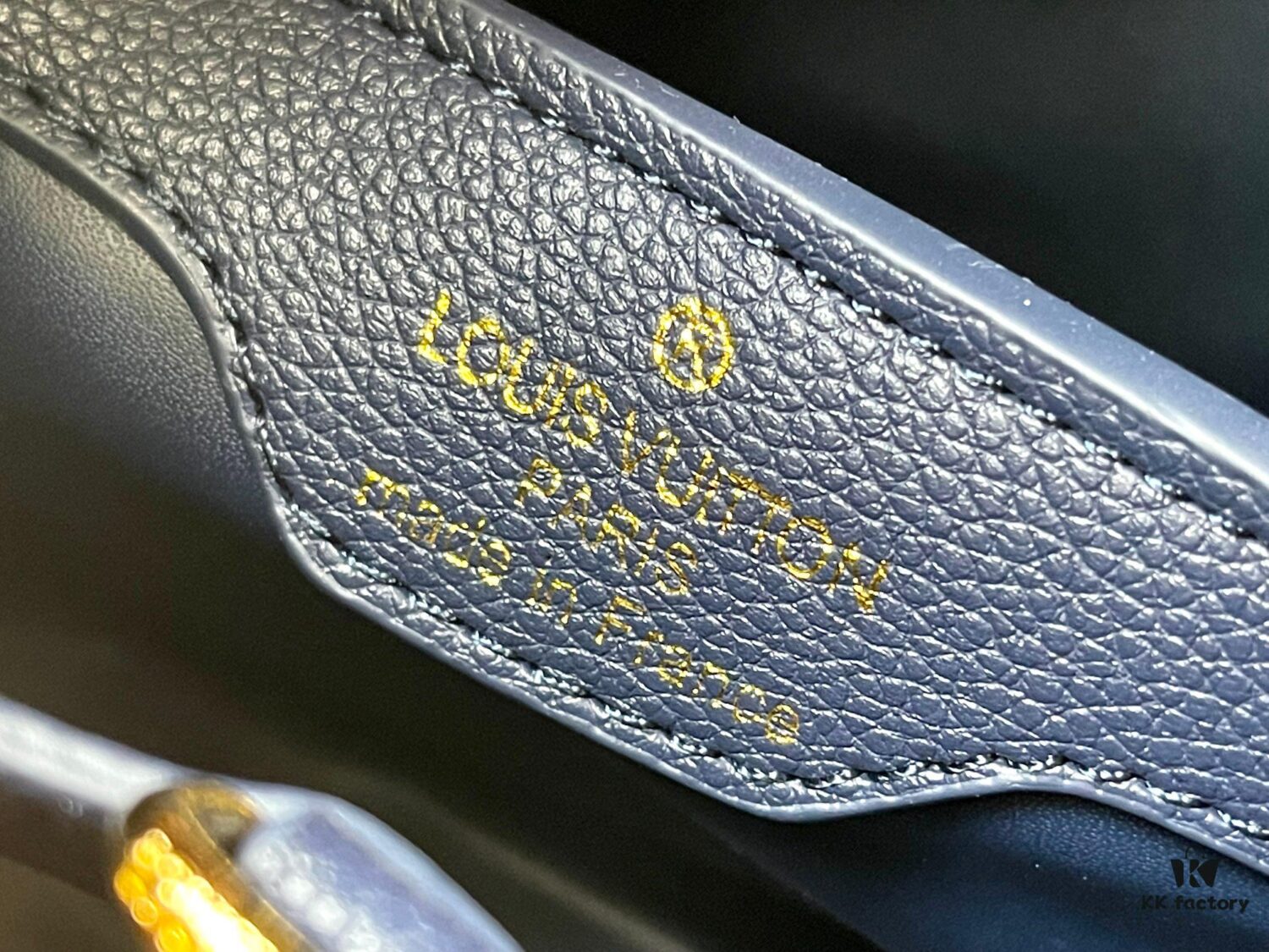 Upgraded Version M21166 Deep Blue Capucines Mini Bag