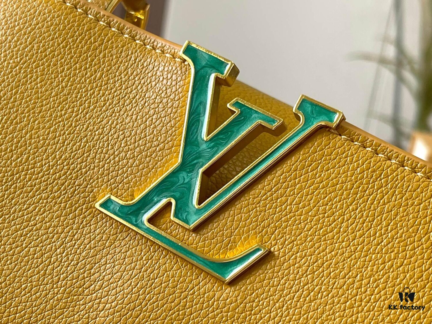 Upgraded Version M21166 Yellow Capucines MM Handbag