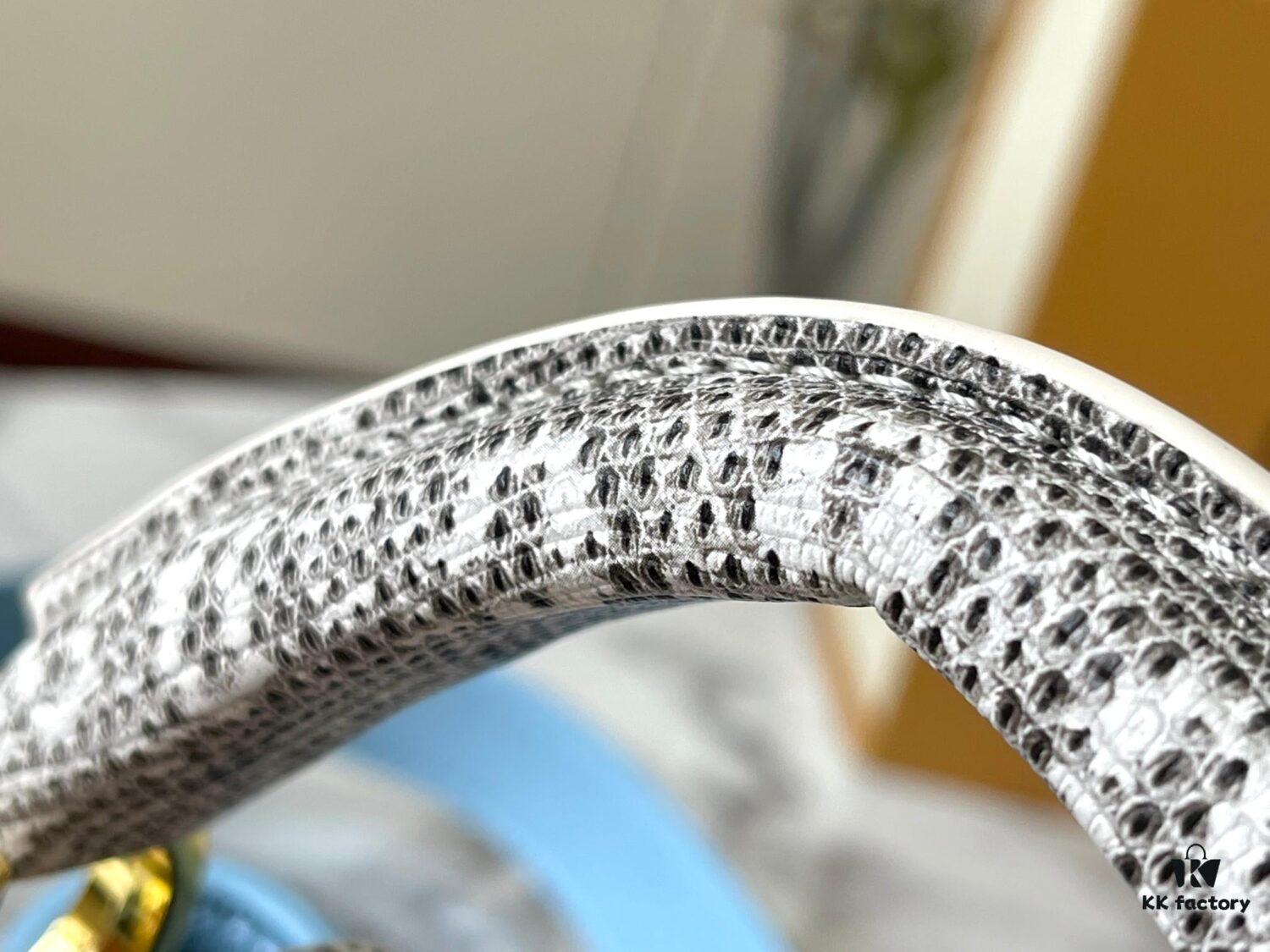 Upgraded Version M21168 Ice Blue Capucines Mini Bag