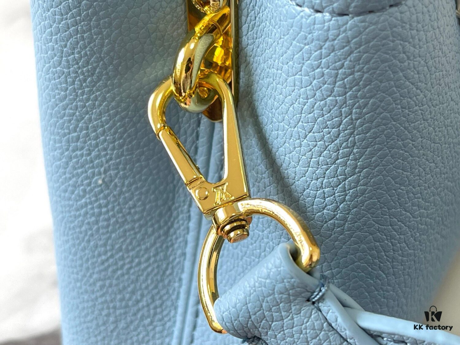 Upgraded Version M21168 Ice Blue Capucines Mini Bag