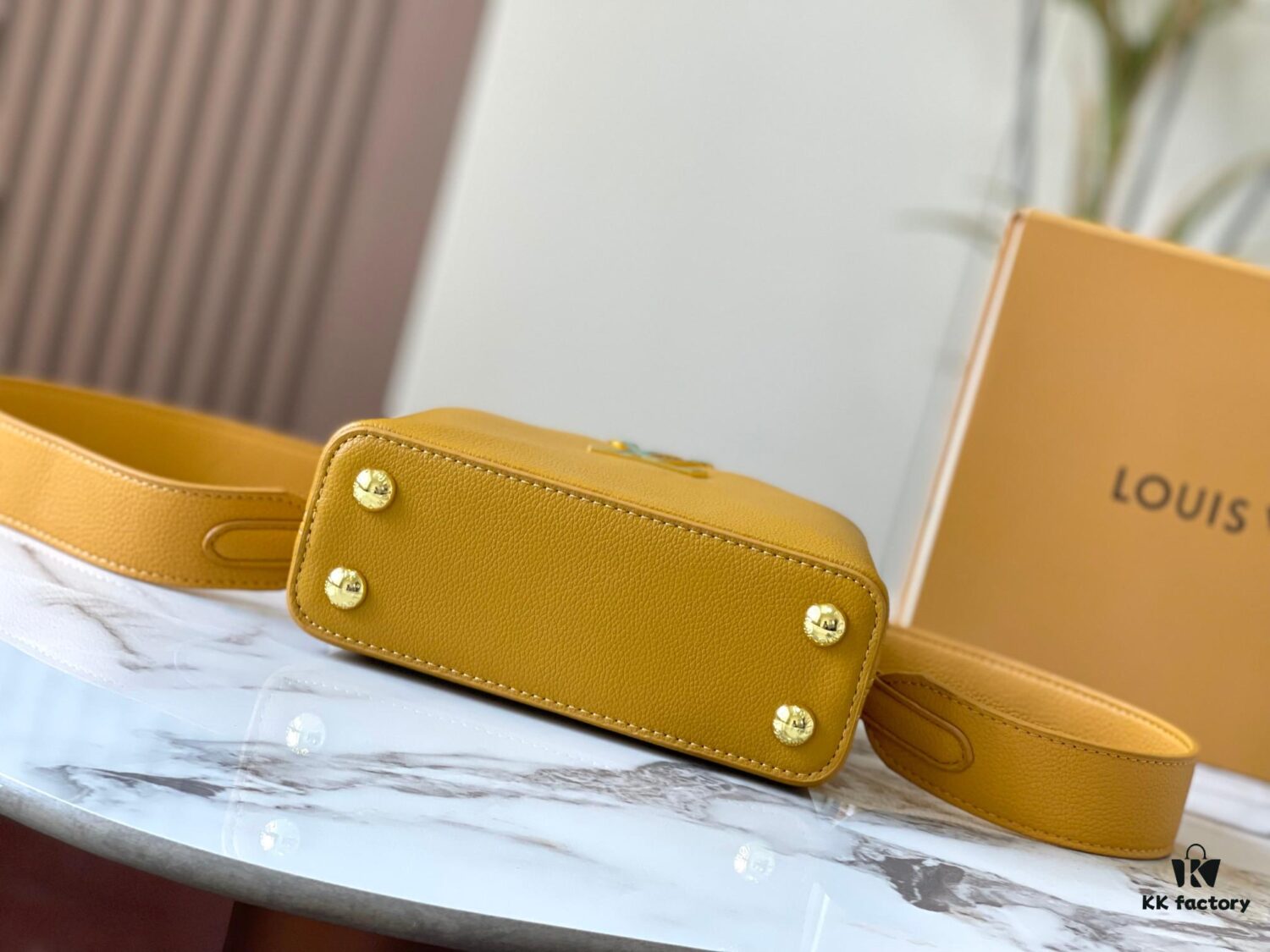 Upgraded Version M21168 Yellow Capucines Mini Bag