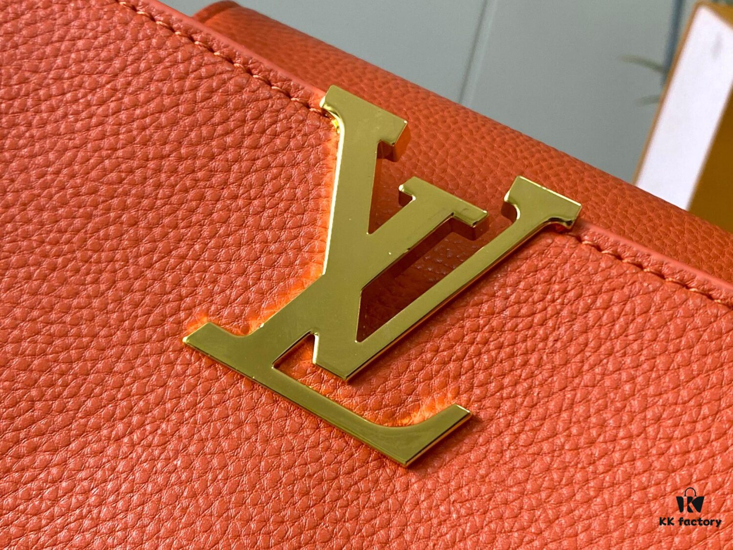 Exclusive On-Site Photo - M22055 Capucines Medium Handbag