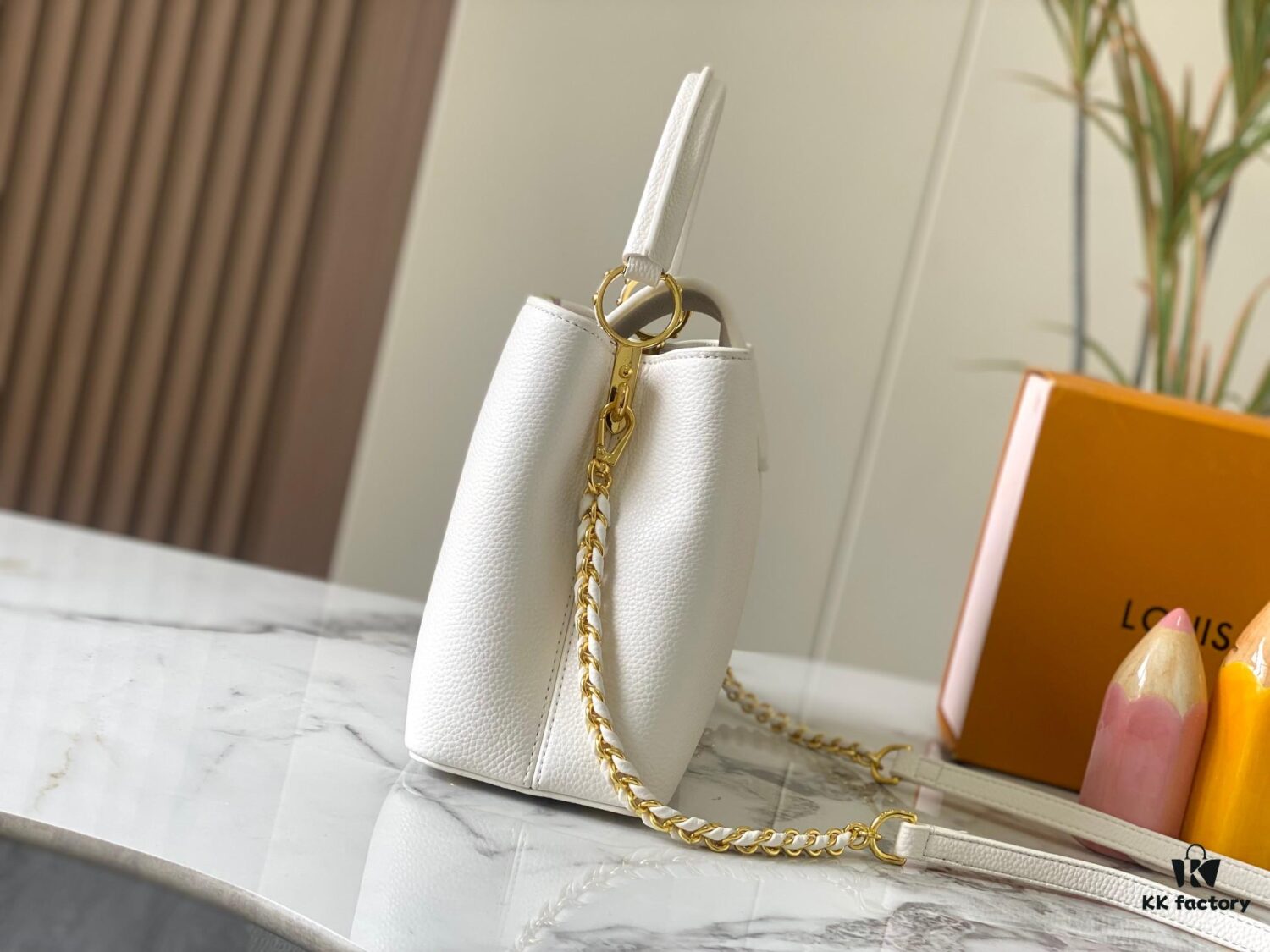 Exclusive On-site Photo - M22055 Capucines Medium Handbag