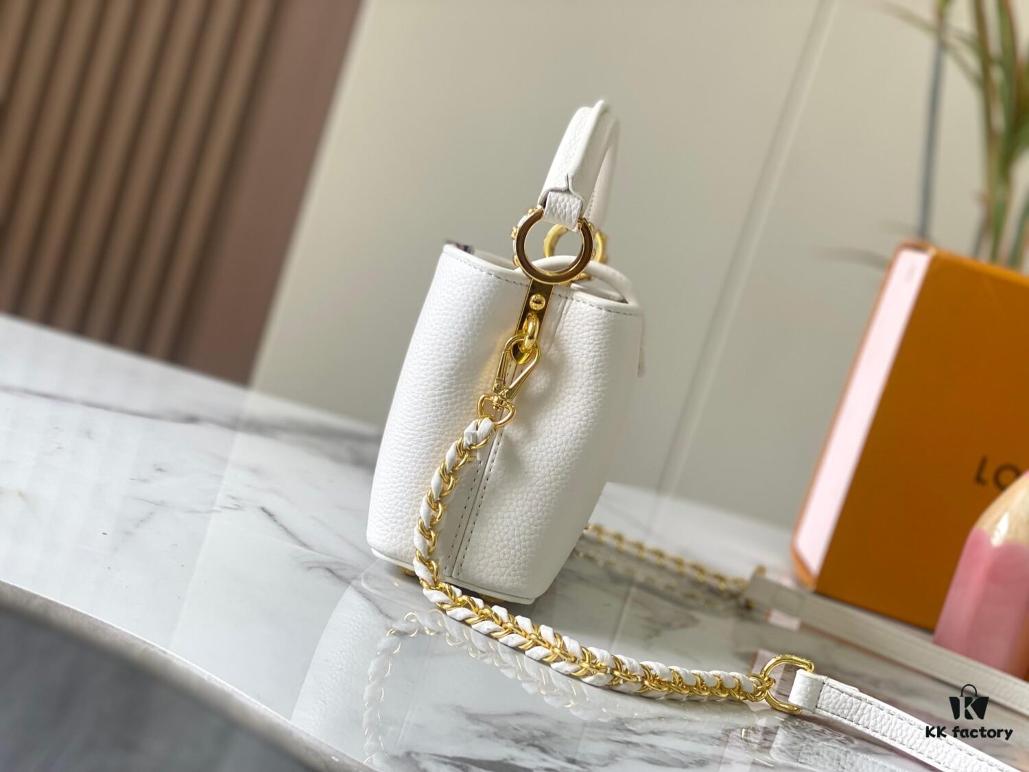 Exclusive On-Site Photo - M222606 Capucines Mini Bag