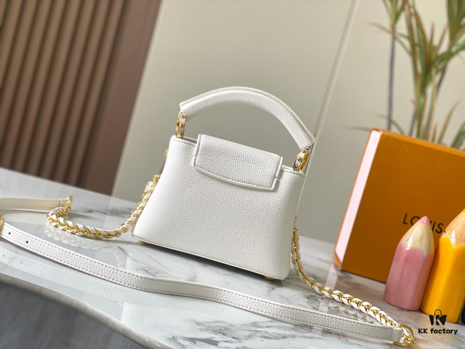 Exclusive On-Site Photo - M222606 Capucines Mini Bag