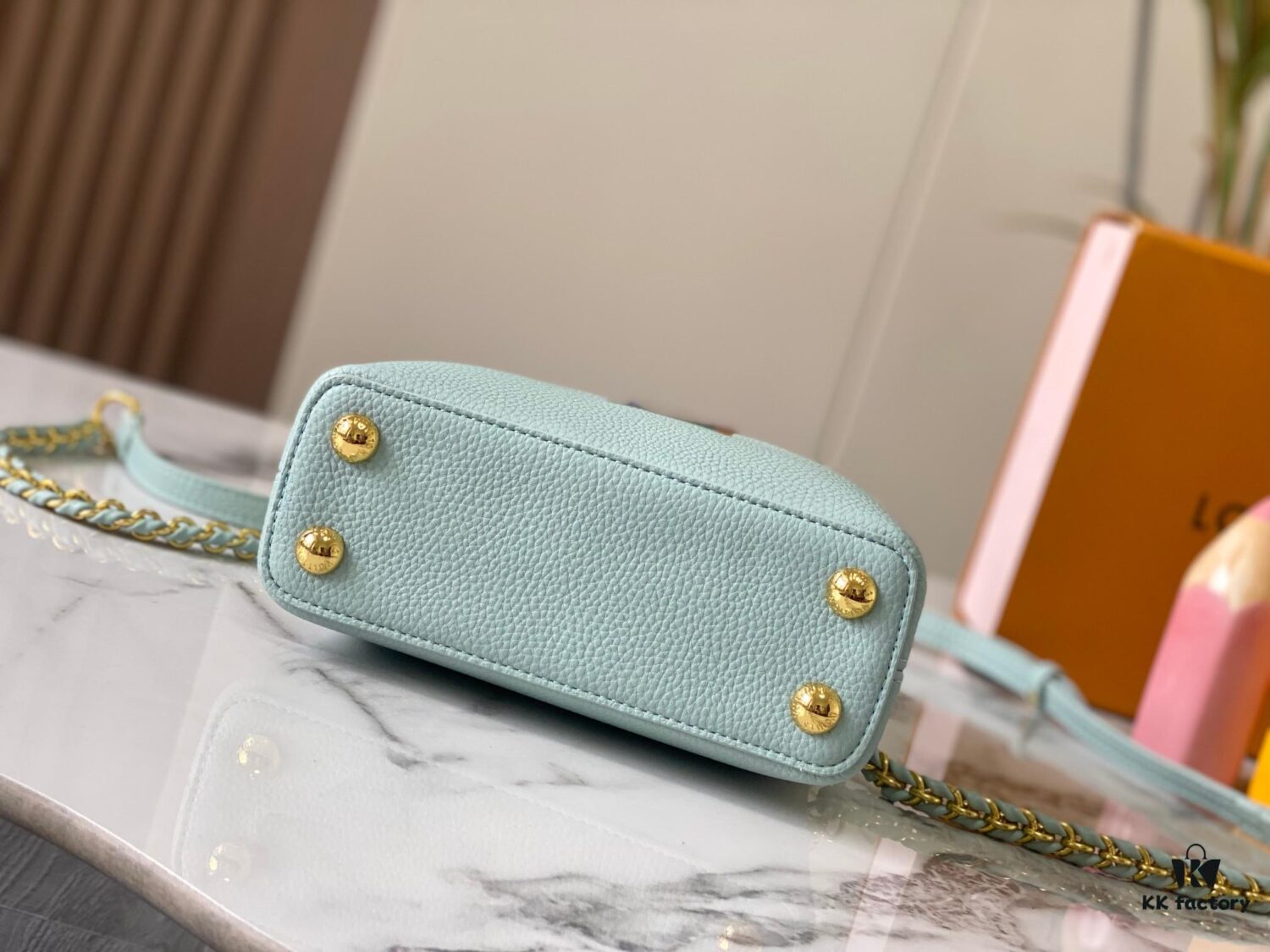 Exclusive On-Site Photo - M222606 Capucines Mini Bag