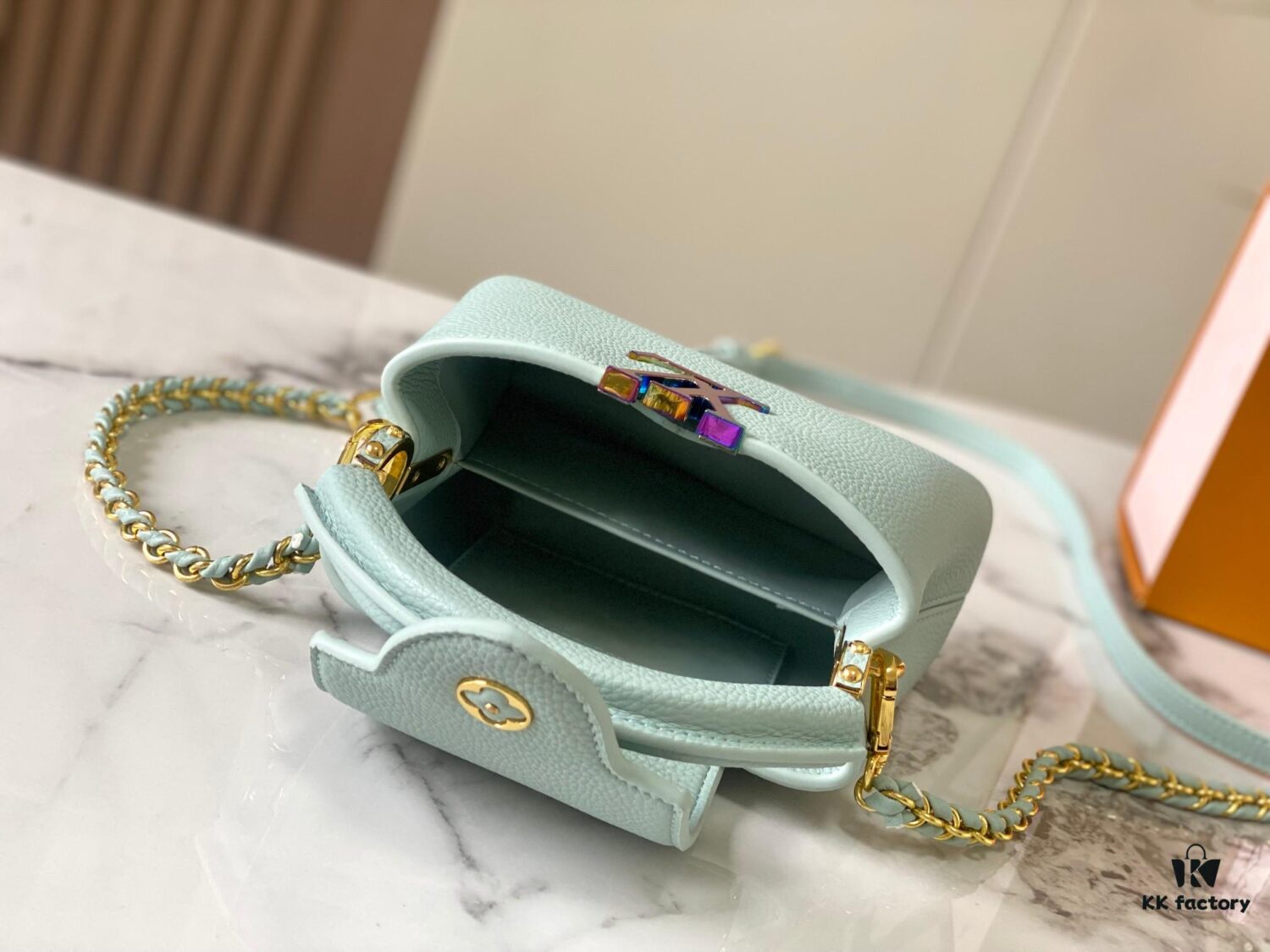 Exclusive On-Site Photo - M222606 Capucines Mini Bag