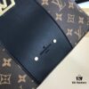 New LV Monogram Leather Handheld, Shoulder and Crossbody Bag Model 55339 with Long Strap