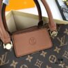 New LV Monogram Leather Handheld Shoulder Crossbody Bag Model 55339 with Long Strap, 2020 New Fashion Women's Bag with Monogram and Genuine Leather Strap
