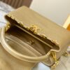 69307efc6e68136f4d9a74ce Top Quality Original Guangzhou Version M24585 Gold-Tone Flower Crown Capucines Bag with Crystal Diamonds