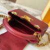 Top Quality Original Guangzhou M24583 Date Red and Gold Diamond Flower Crown Capucines Handbag