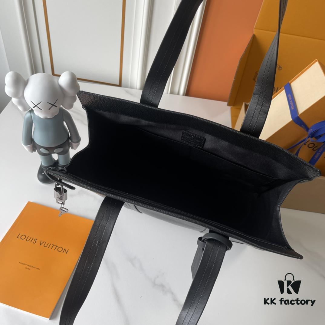 Upgraded Version 230 M57308 Black Briefcase Tote Bag New LV Aerogram Tote