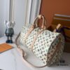 Upgraded Version 250 M24901 Coffee Rainbow M24233 White Rainbow, This Year's Hottest LV x YK Keepall 50 Combines Classic Design with Iconic Details
