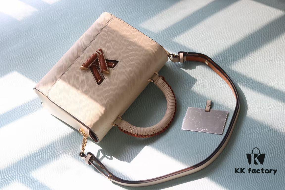 Top Quality Original Design! Welcome to Compare! Model No.: 50392/22229/22236 — LV Twist Medium Bag in Epi Grained Leather