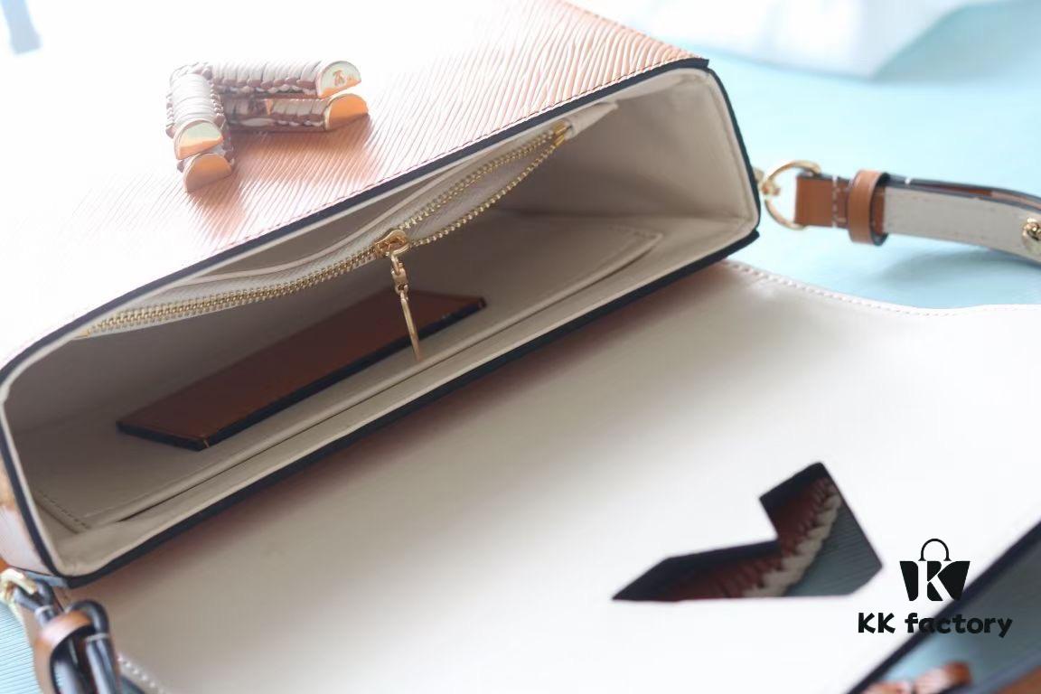 Top Quality Original Design! Welcome to Compare! Model No.: 50392/22229/22236 — LV Twist Medium Bag in Epi Grained Leather