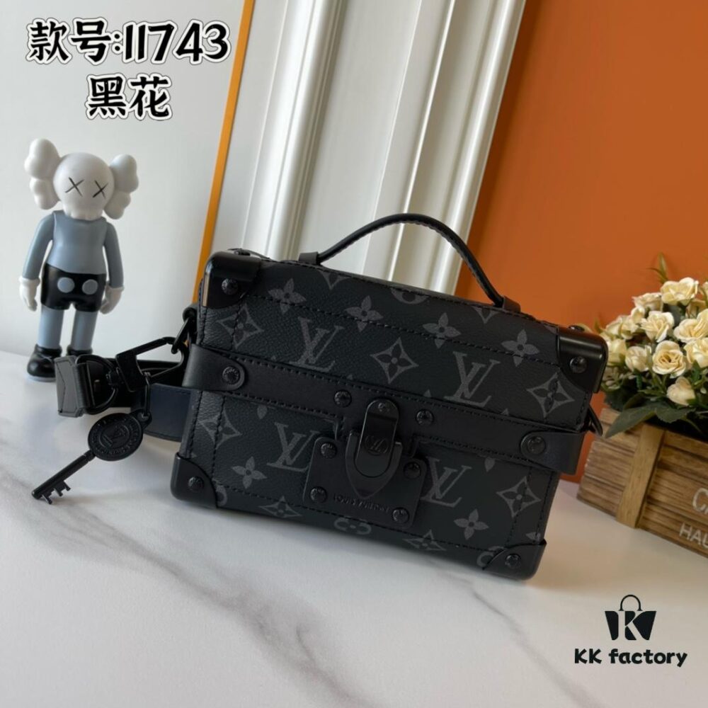 Upgraded 240 Official Latest Model M11743 Black Flowers M11516 Black M11535 Monogram M12686 This Style Soul Trunk Bag