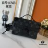 Upgraded 240 Official Latest Model M11743 Black Flowers M11516 Black M11535 Monogram M12686 This Style Soul Trunk Bag