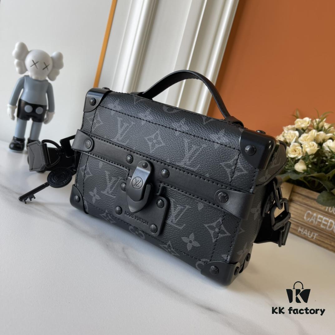 Upgraded 240 Official Latest Model M11743 Black Flowers M11516 Black M11535 Monogram M12686 This Style Soul Trunk Bag