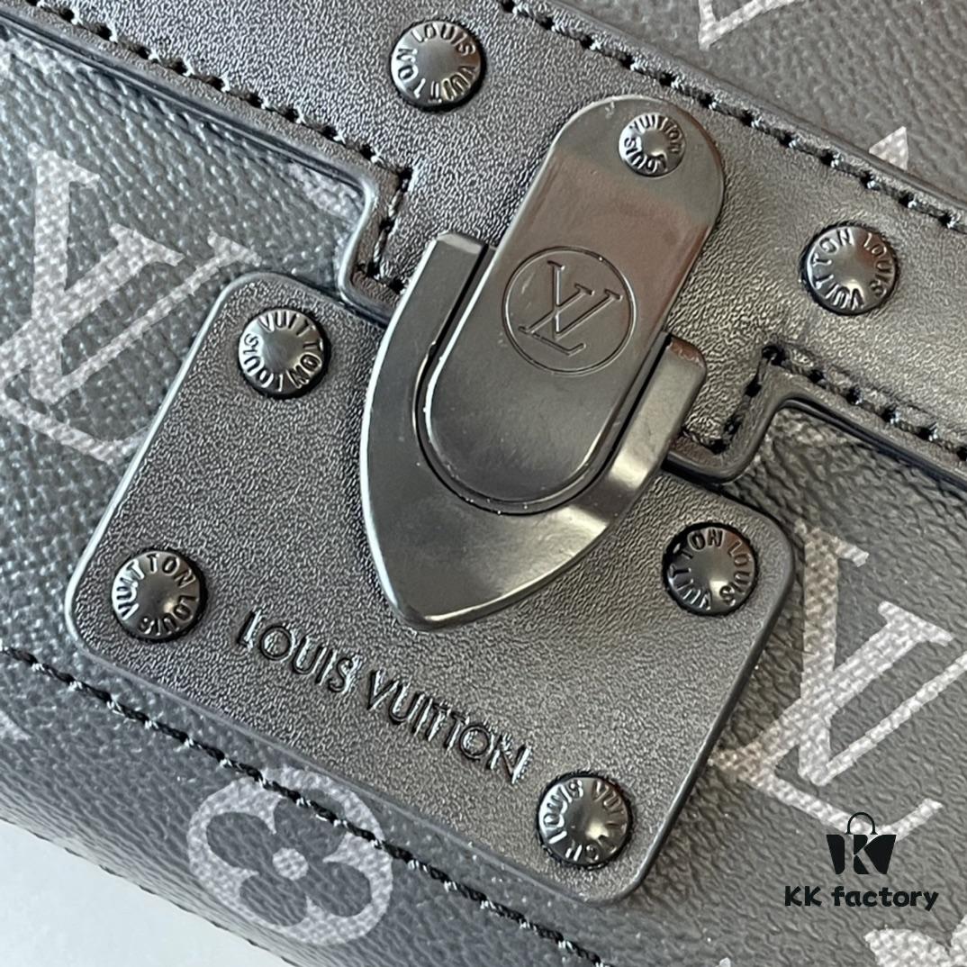 Upgraded 240 Official Latest Model M11743 Black Flowers M11516 Black M11535 Monogram M12686 This Style Soul Trunk Bag