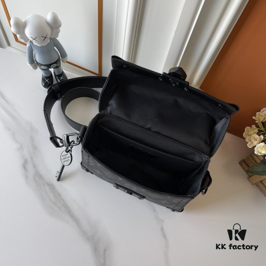 Upgraded 240 Official Latest Model M11743 Black Flowers M11516 Black M11535 Monogram M12686 This Style Soul Trunk Bag