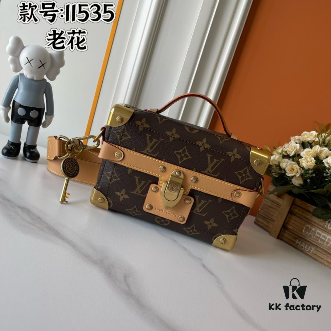 Upgraded 240 Official Latest Model M11743 Black Flower M11516 Black M11535 Vintage Flower M12686 This Style Soul Trunk Handbag by Pharrell Williams