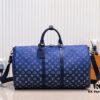 M11558 41416 41414 Black to Blue Gradient Green Louis Vuitton LV 24FW Monogram New Collection Messenger Bag Montsouris Keepall 55