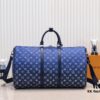 M11558 41416 41414 Black to Blue Gradient Green Louis Vuitton LV 24FW Monogram New Collection Messenger Bag Montsouris Keepall 55