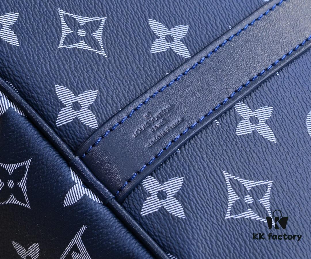 M11558 41416 41414 Black to Blue Gradient Green Louis Vuitton LV 24FW Monogram New Collection Messenger Bag Montsouris Keepall 55