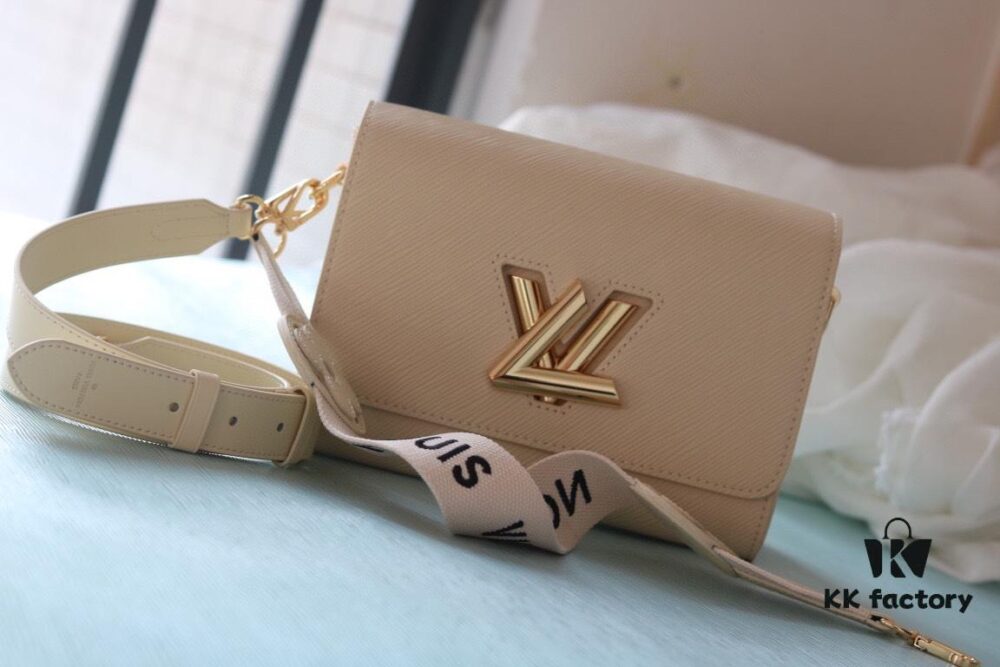 Latest European Version Top Quality Original LV Bloom Twist MM Handbag 500/M24044/M24043