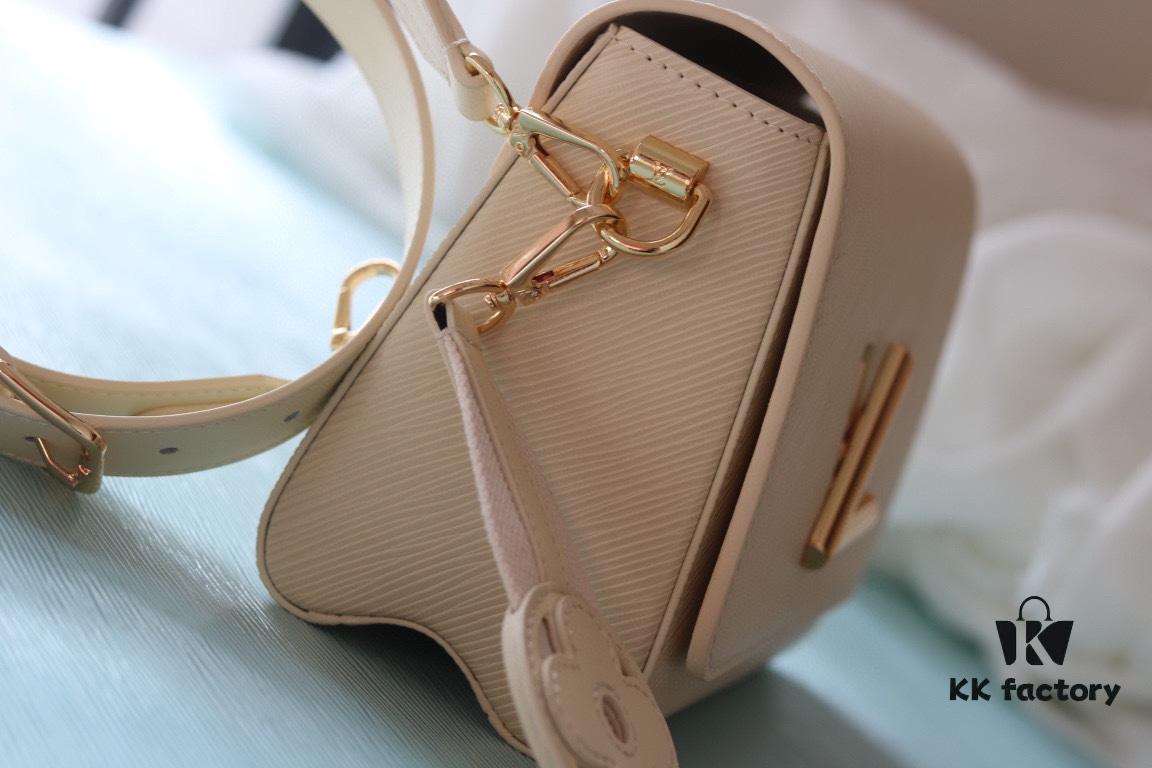 Latest European Version Top Quality Original LV Bloom Twist MM Handbag 500/M24044/M24043