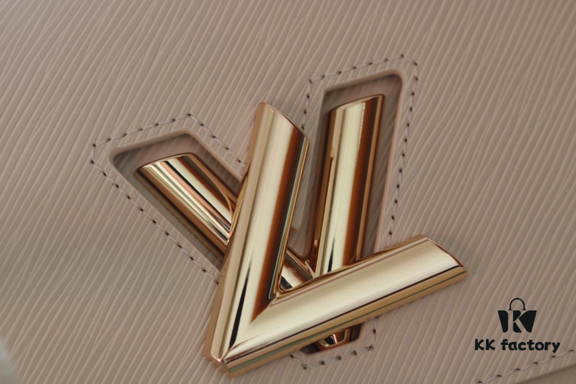 Latest European Version Top Quality Original LV Bloom Twist MM Handbag 500/M24044/M24043